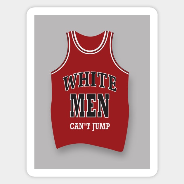 White Men Can't Jump - Alternative Movie Poster Sticker by MoviePosterBoy